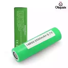 Accu Samsung 18650 - 25R - 2500mAh - 35A de la collection Samsung 