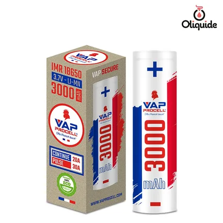 Batteries Accu Vap Procell 18650 IMR - 3000 mAh de la marque Vap Procell