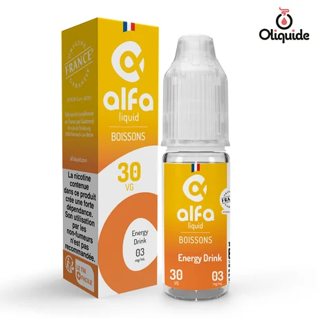 Alfaliquid Energy Drink de la marque Alfaliquid