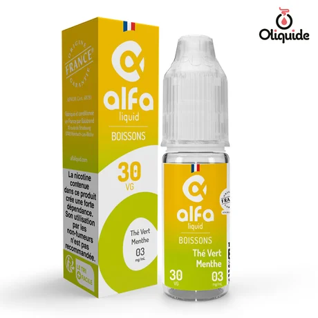 Alfaliquid Thé Vert Menthe de la marque Alfaliquid