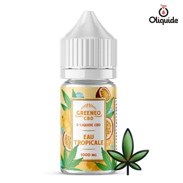 L'eau tropicale CBD Greeneo 30 ml