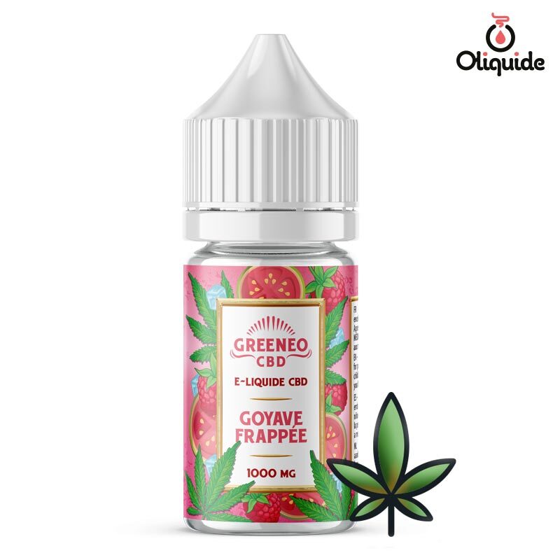 CBD Goyave frappée CBD Greeneo 30 ml dès 10,83 €
