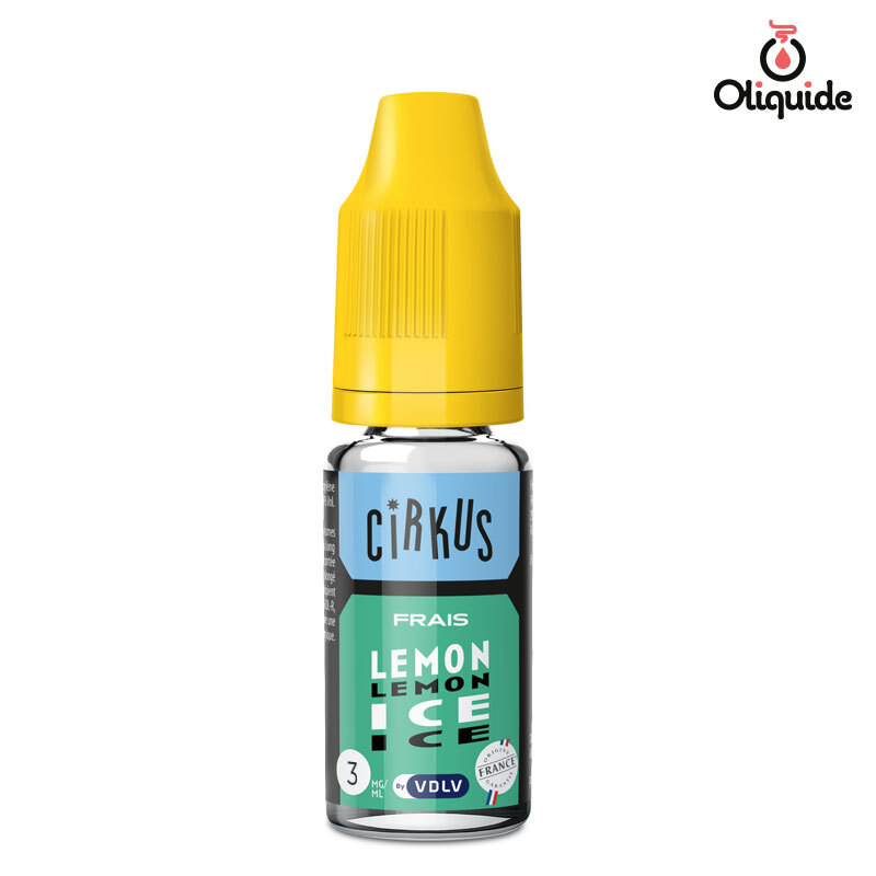 Eliquide Cirkus Lemon Ice 10ml ds 2,38  sur Oliquide