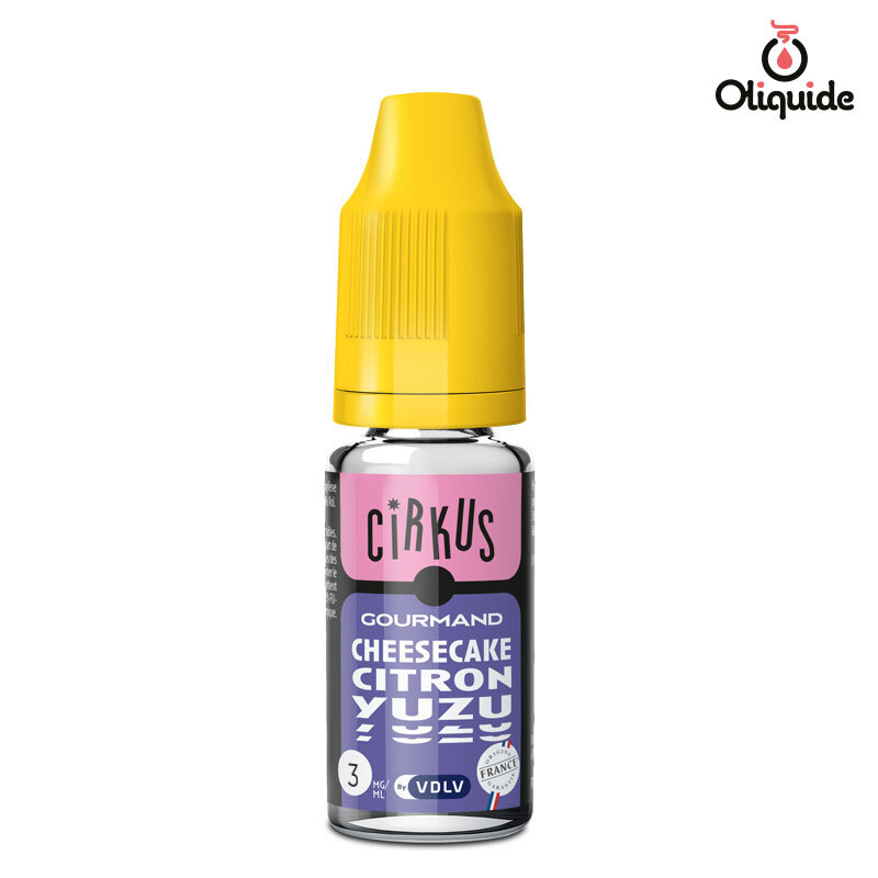 Eliquide Cirkus Cheesecake Citron Yusu 10ml ds 3,62