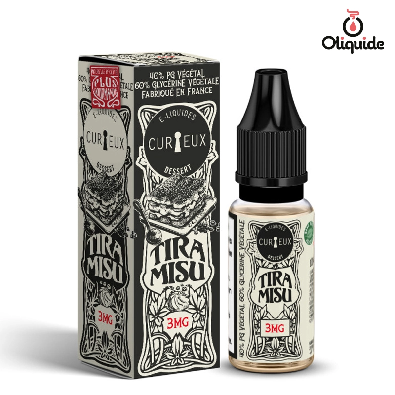 Eliquide Dessert Tiramisu 10ml ds 2,85  sur Oliquide