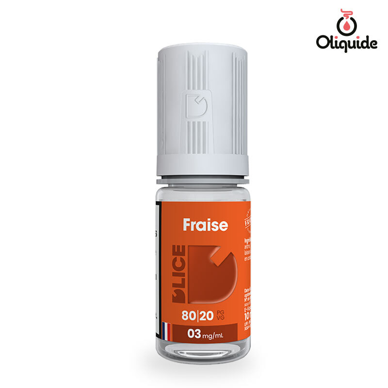 Eliquide D'Lice Fraise 10ml dès 2,32 € sur Oliquide