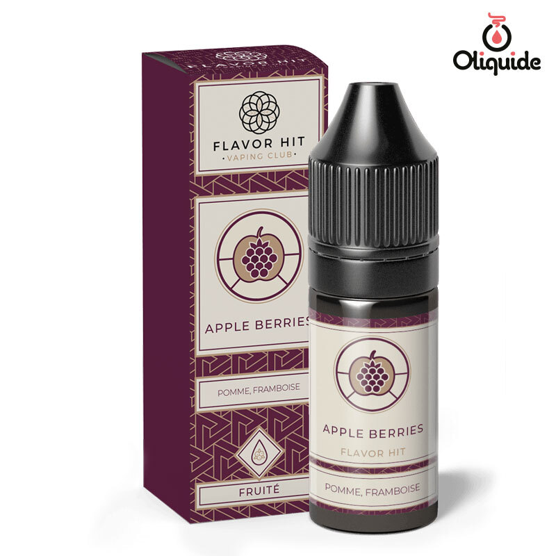 composants de la cigarette électronique Galipette 50ml – E-liquide pomme framboise CE main image 0