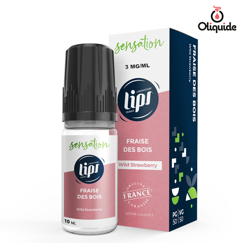 Eliquide Sensation Fraise des bois 10ml dès 2,36 €