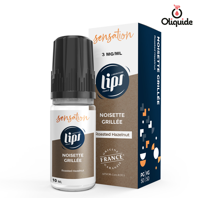 Eliquide Sensation Noisette grille 10ml ds 2,36