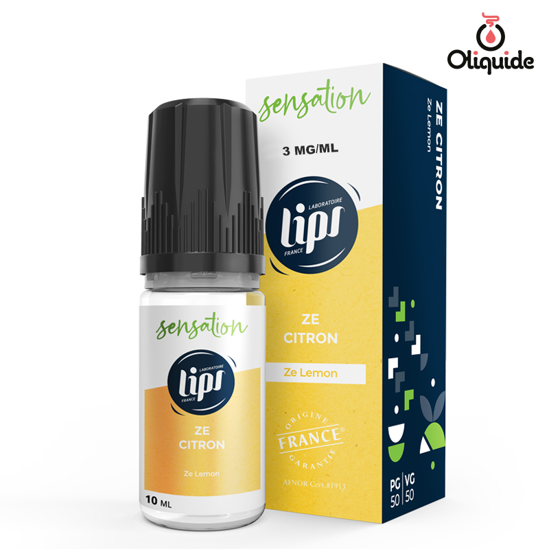 Eliquide Sensation Ze Citron 10ml ds 2,36