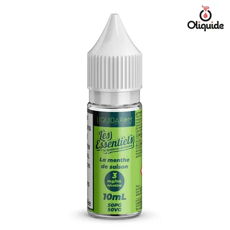 Les Essentiels La Menthe de Saison de la marque Liquidarom