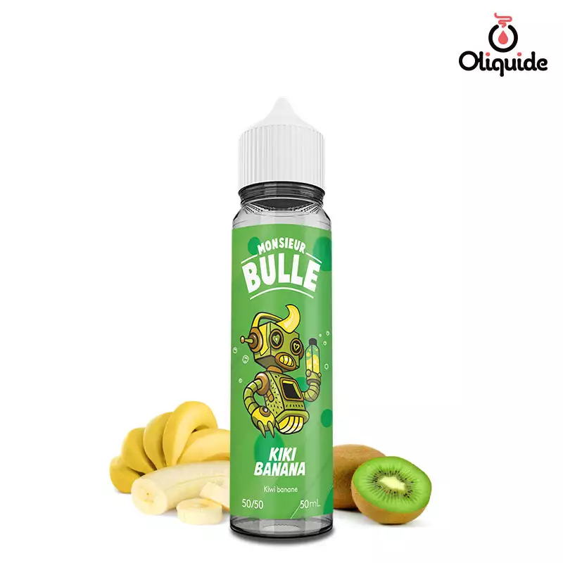 Eliquide Monsieur Bulle Kiki Banana 50ml ds 8,47