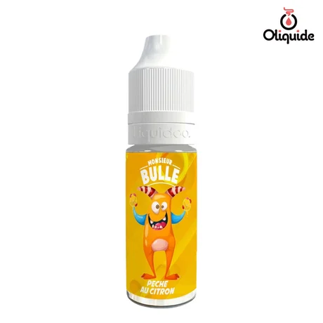 Liquidéo Monsieur Bulle Pêche au Citron de la marque Liquidéo