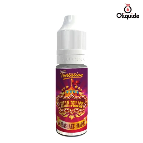 Liquidéo Tentation Milkshake Fraise de la marque Liquidéo