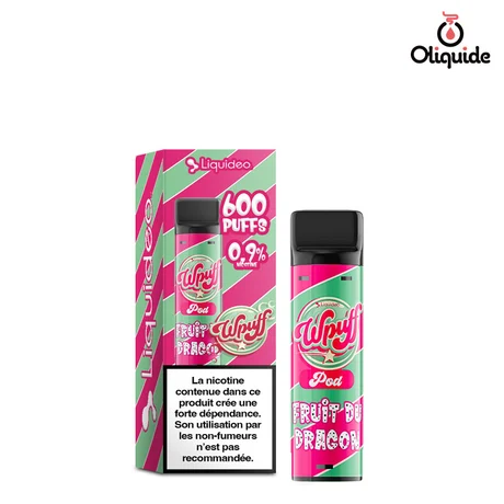 Liquideo Wpuff pod Pod Fruit du Dragon x1 de la marque Liquidéo