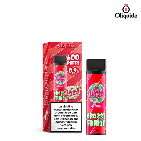Liquideo Wpuff pod Pod Grosse Fraise x1 de la marque Liquidéo
