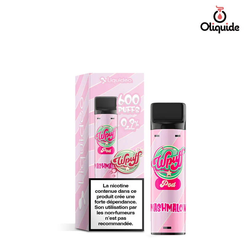 Eliquide Liquideo Wpuff pod Pod Mashmalow x1 ds 2,76 Eliquide Liquideo Wpuff pod Pod Mashmalow x1 ds 2,76