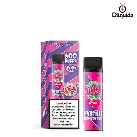 Liquideo Wpuff pod Pod Myrtille Framboyante x1 de la marque Liquidéo