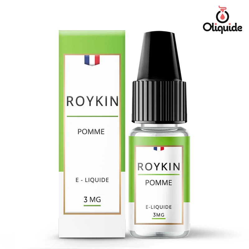 Eliquide Roykin Pomme 10ml dès 2,88 € sur Oliquide
