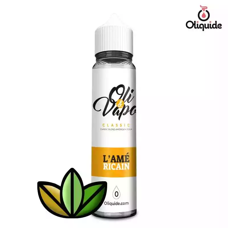 e-liquide américain 50 ml E-liquide ECG Américain 50ml - Saveurs Gourmandes main image 0