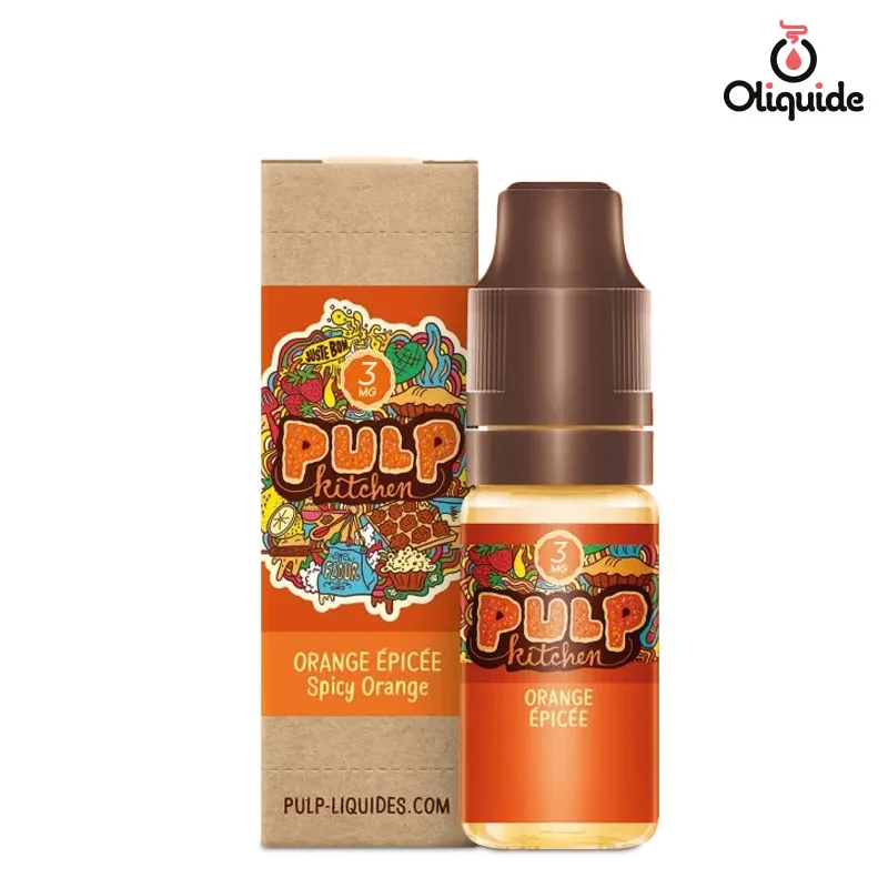 Eliquide Pulp Orange Epice 10ml ds 4,02