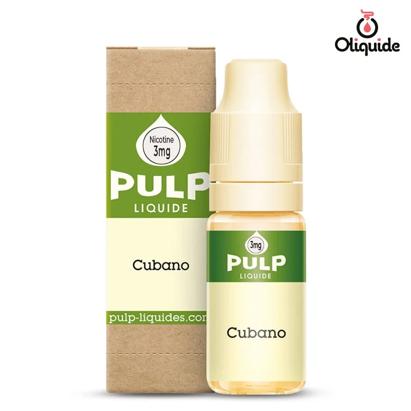 Eliquide Pulp Cubano 10ml ds 2,85  sur Oliquide