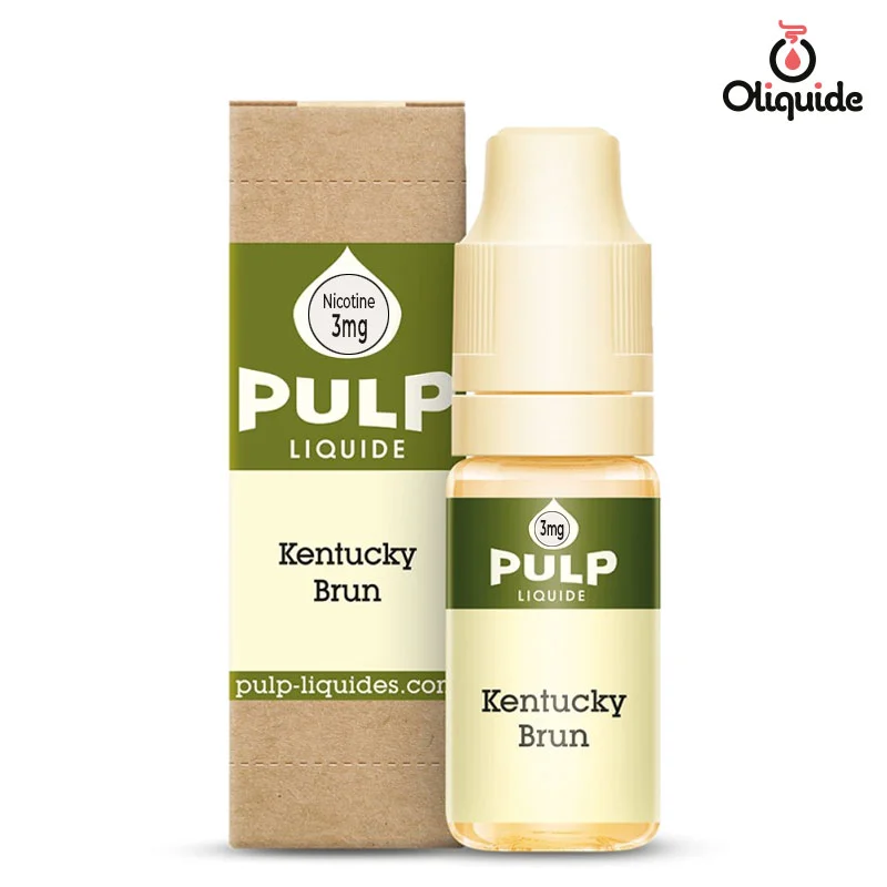 Eliquide Pulp Kentucky Brun 10ml ds 2,85