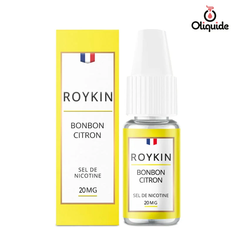 Eliquide Roykin Salt Bonbon Citron 10ml dès 2,7 €
