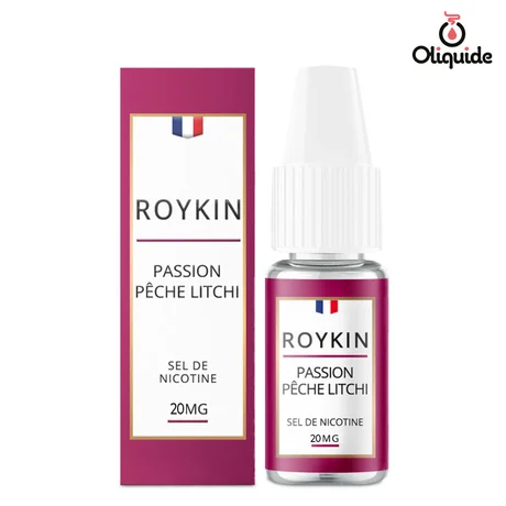 Roykin Salt Passion Pêche Litchi de la marque Roykin