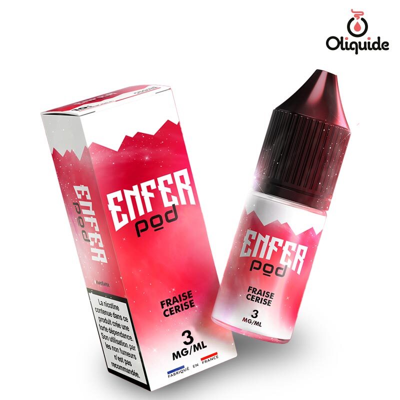 Eliquide Vape 47 Enfer Pod Fraise Cerise 10ml ds 5,4