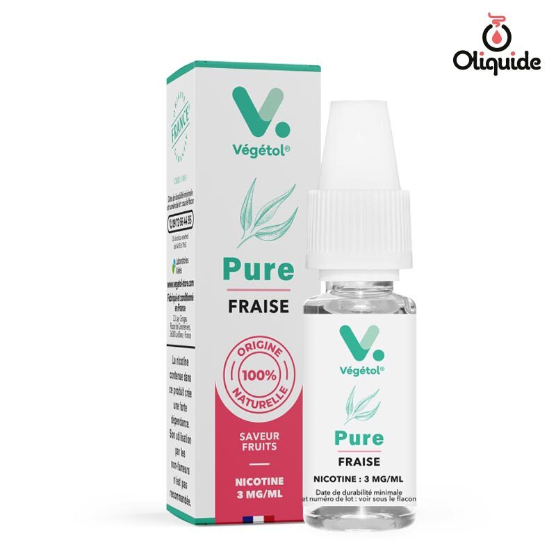 Eliquide Vgtol Fraise 10ml ds 4,08  sur Oliquide