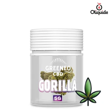 Fleur CBD Greeneo Gorilla Glue 5 g - 7,5% de la collection Greeneo 