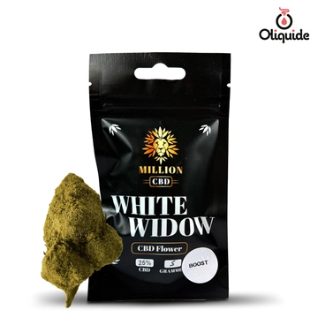 Fleur CBD White Widow Boostée - 25%
