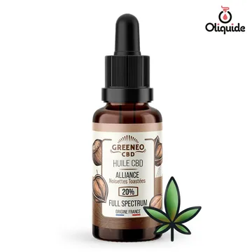 Huile CBD Alliance Noisettes Toastées Greeneo