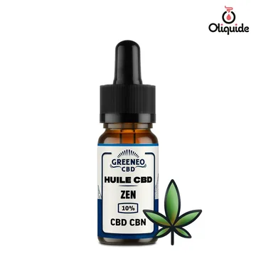 Huile CBD CBN Zen Greeneo 10 ml