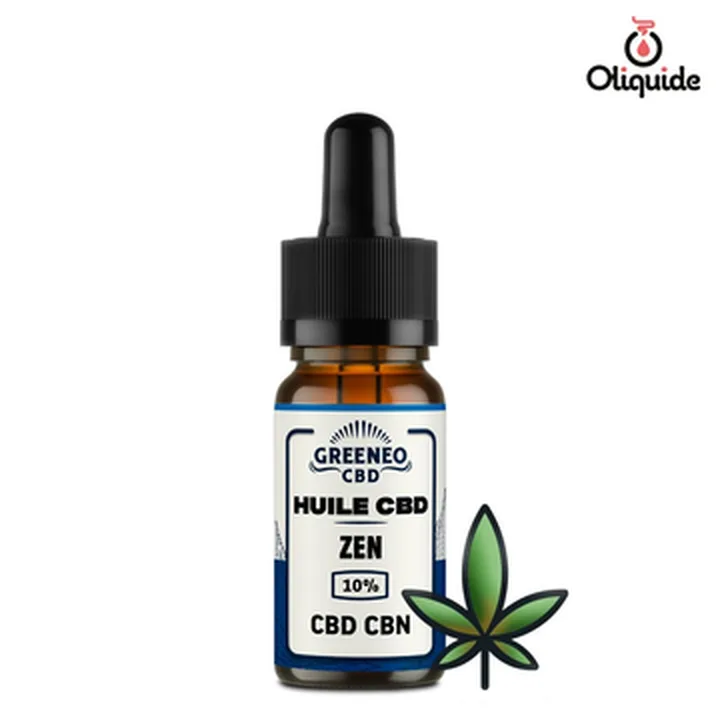 Huile CBD Intense Greeneo view 8