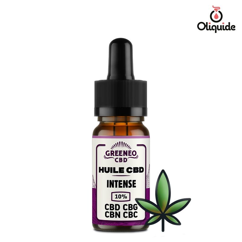 Huile CBD Intense Greeneo view 10