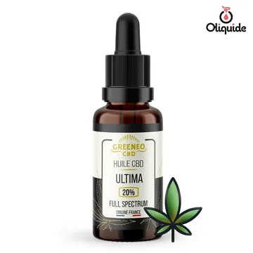 Huile CBD Ultima Greeneo - 30ml