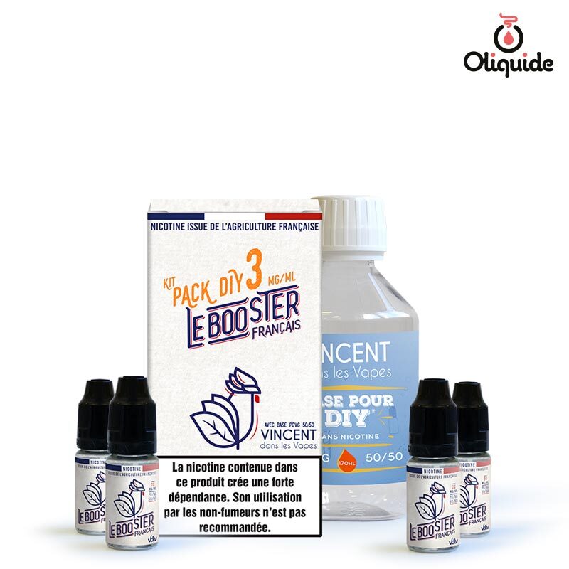 base pour e liquide francais Pack DIY Le Booster Français 250 ml dès 9,95 €