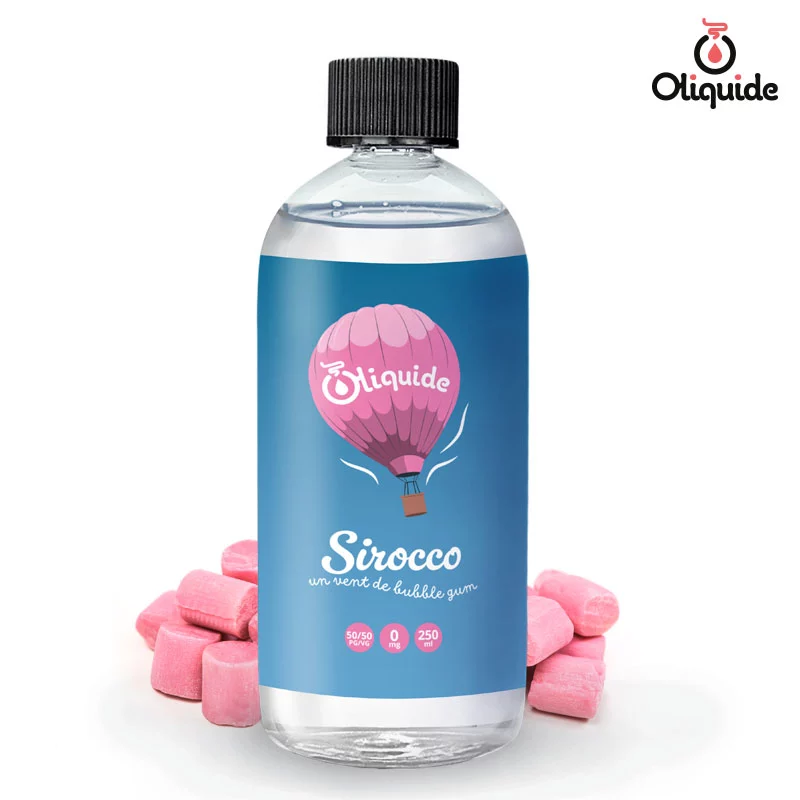 Eliquide 250 ml Sirocco 250 ml ds 23,66  sur Oliquide