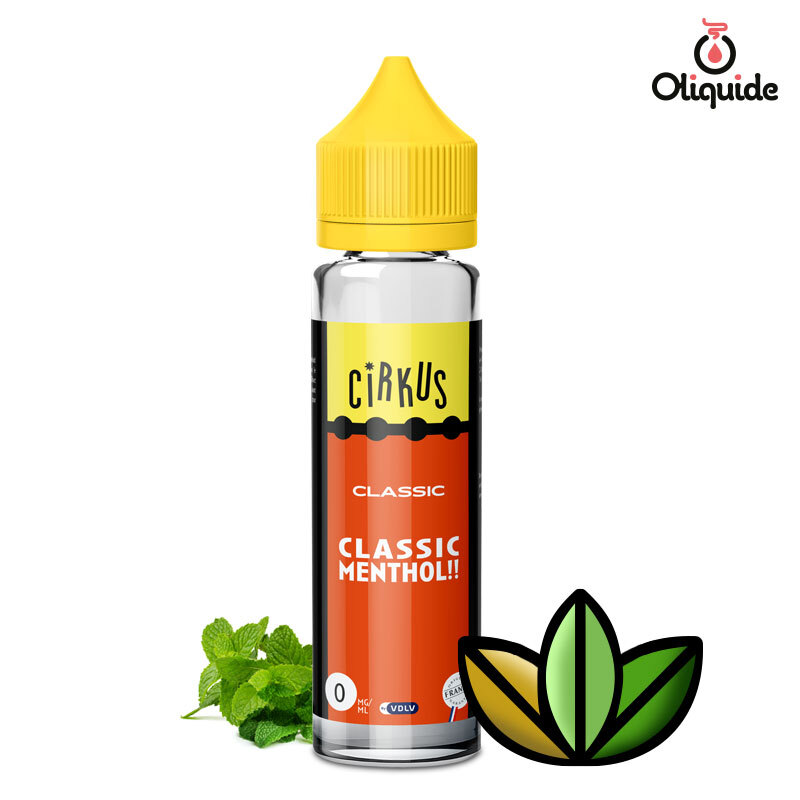 Eliquide Cirkus Classic Menthol 50ml ds 12