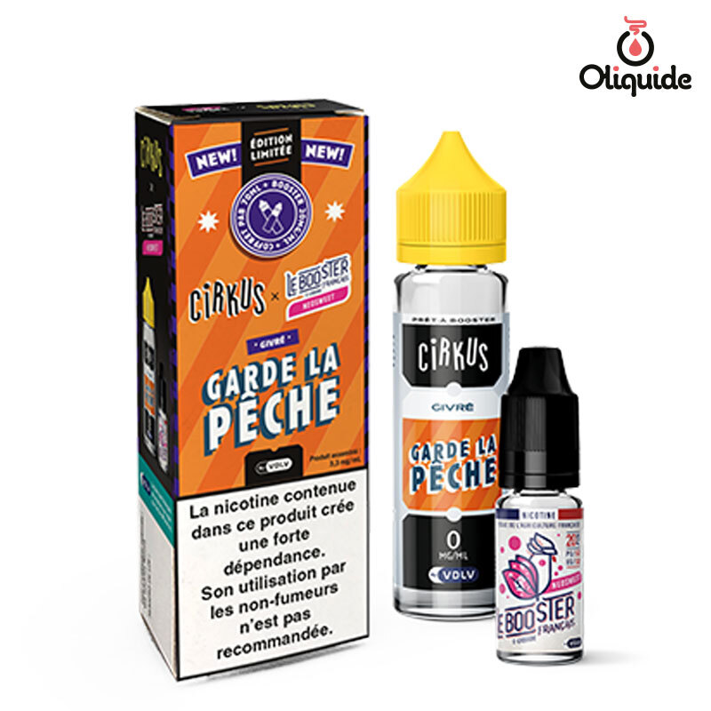 Eliquide Cirkus Garde la Pêche 50ml dès 12 €