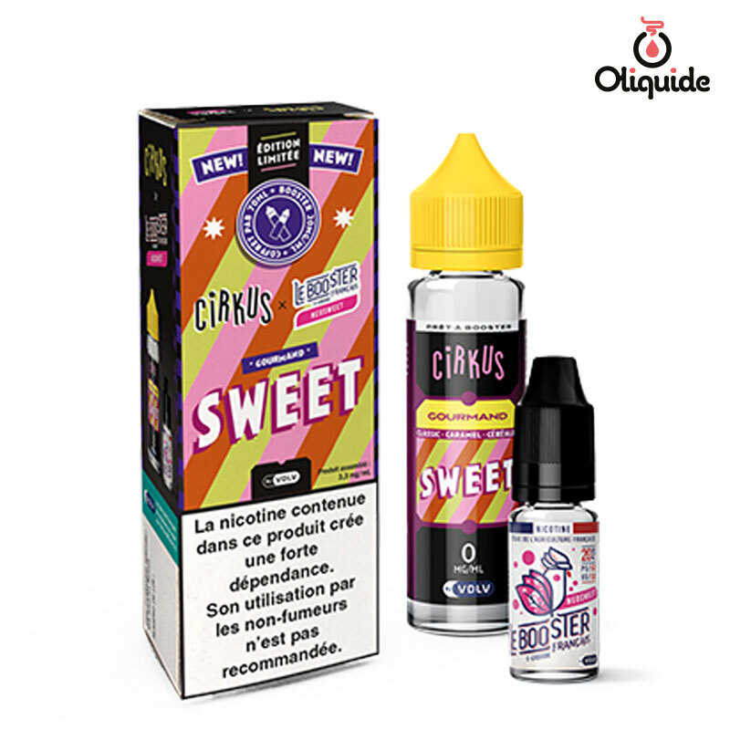 Eliquide Cirkus Sweet 50ml ds 12 sur Oliquide Eliquide Cirkus Sweet 50ml ds 12 sur Oliquide