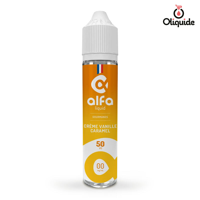 E-liquide Crème Vanille Caramel 50ml - Alfaliquid view 5