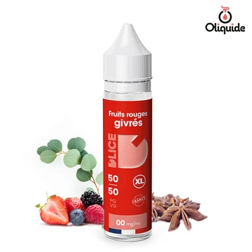 Fruits rouges givrés 50 ml de la collection D'Lice 