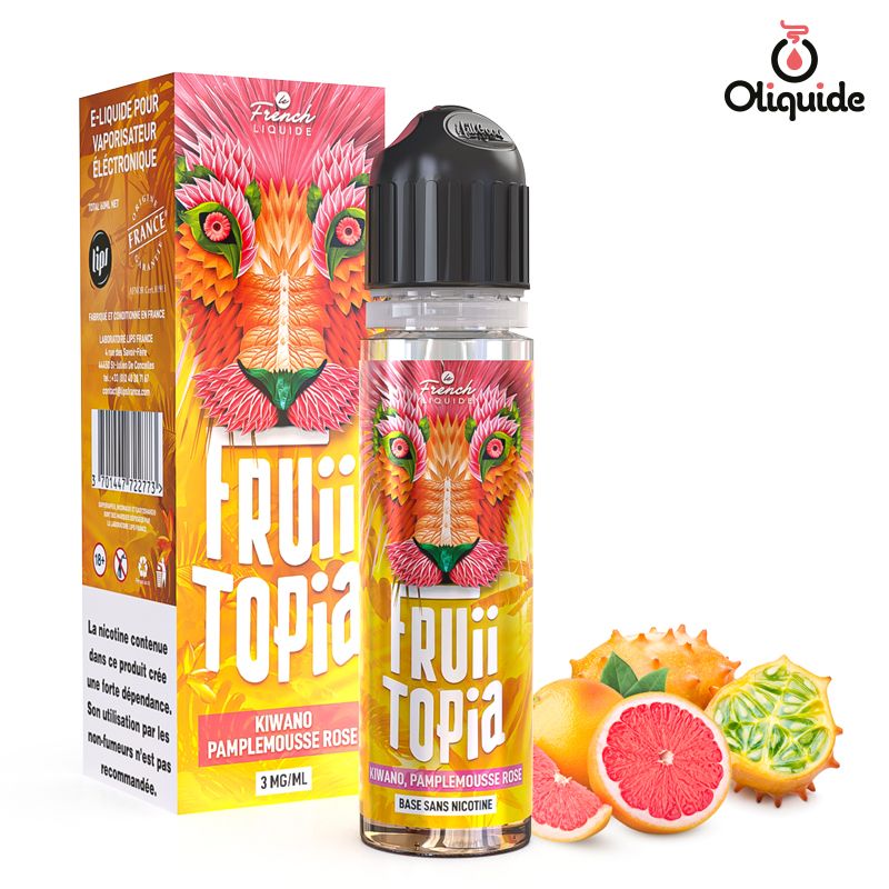 Eliquide Kiwano Pamplemousse rose 60 ml 50ml dès 9,42 €