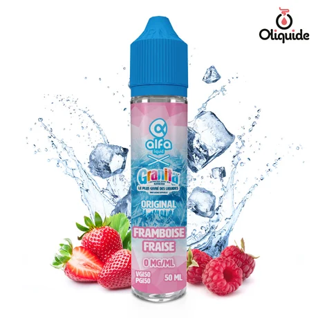 Granita 50ml Framboise Fraise 50ml de la marque Alfaliquid