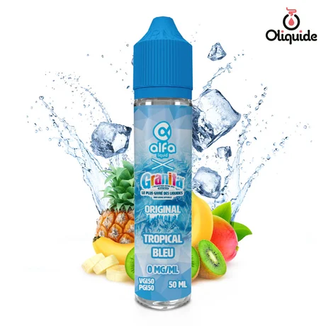 Granita 50ml Tropical Bleu 50 ml de la marque Alfaliquid