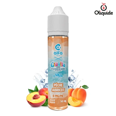 Granita Solft 50ml Pêche Abricot soft 50 ml de la marque Alfaliquid