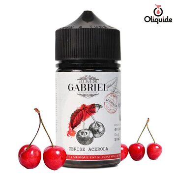 Cerise Acerola 50 ml de la collection Les Jus de Gabriel 